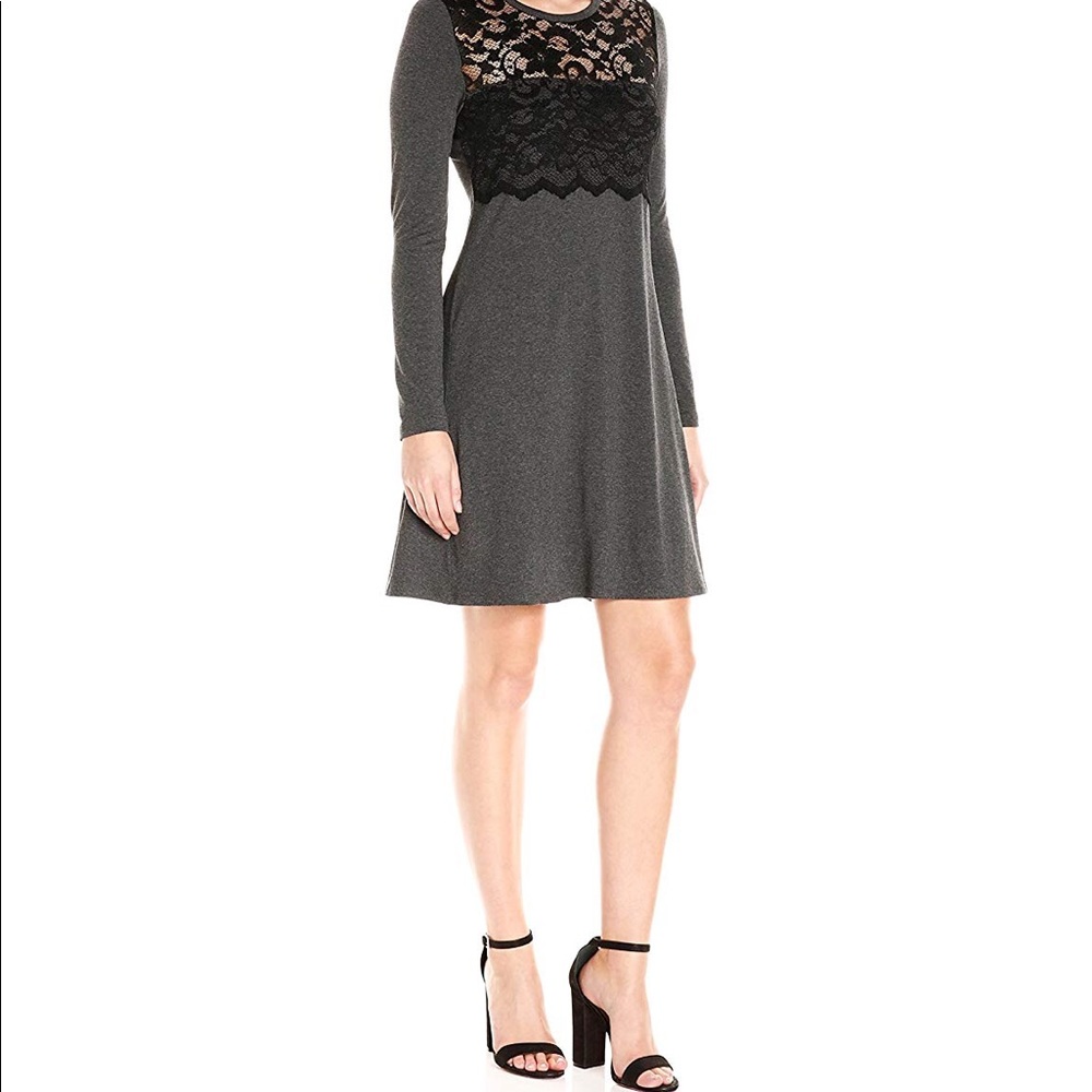 Karen Lane Scallop Lace overlay dress- NWT